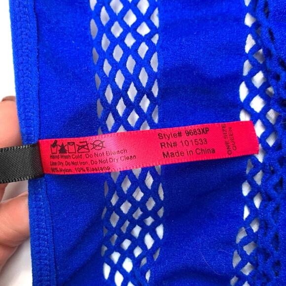 Mesh Fishnet Bodycon Tank Top Lingerie - Picture 5 of 9